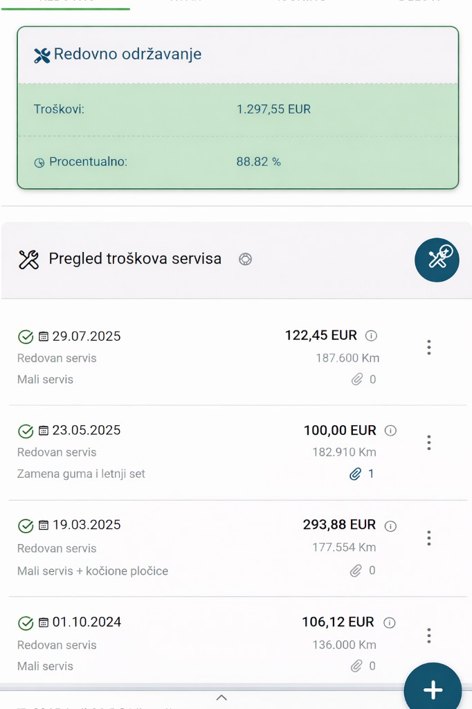 Application web RideLogger sur un ecran mobile etroit